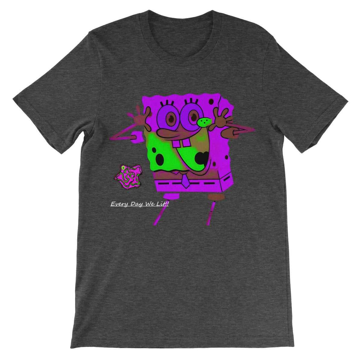 Test_Lit Happy SpongeBob Collection Unisex Short Sleeve T-Shirt