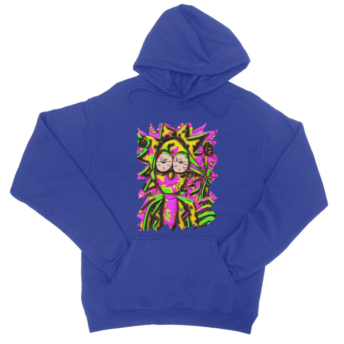 Lit Rick Sanchez See No Evil Collection  College Hoodie