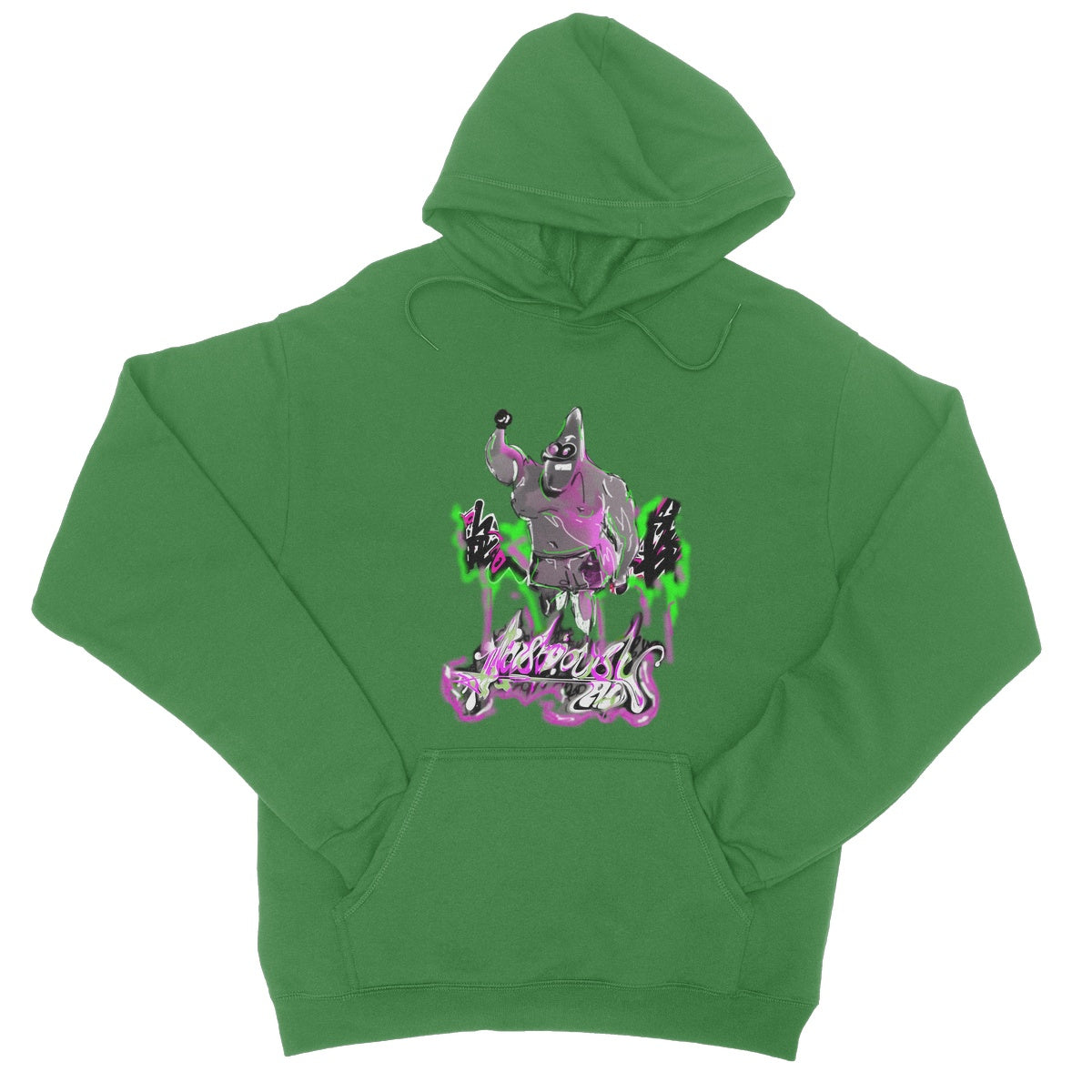 Lit Patrick 4D People  College Hoodie