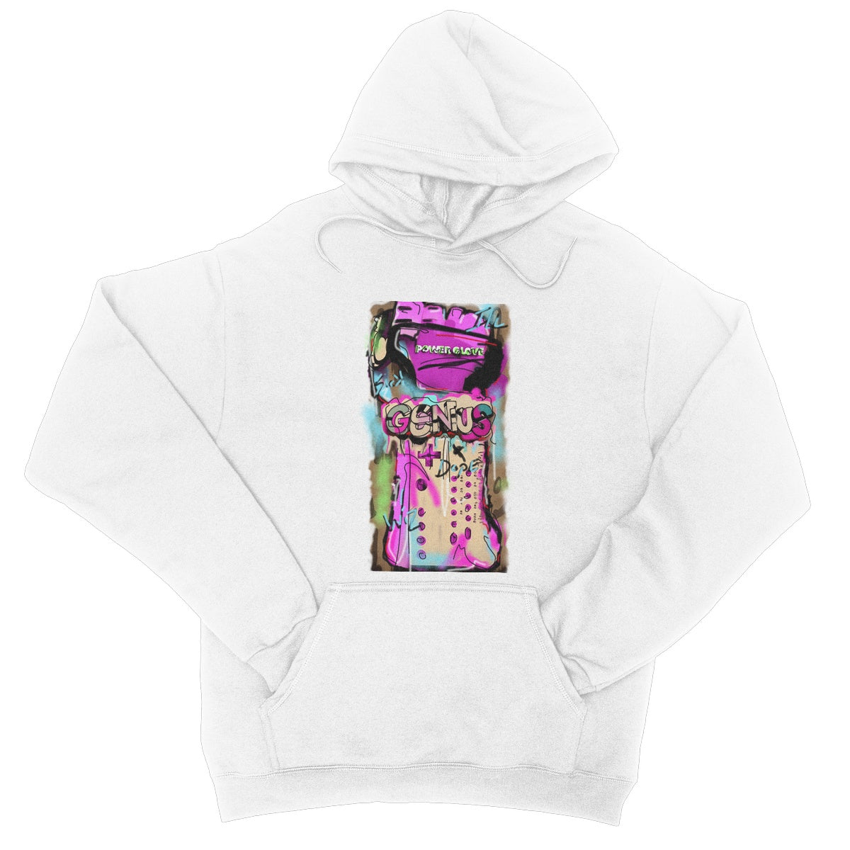 Lit Design Collection: Been a Genius Since Nintendo  College Hoodie