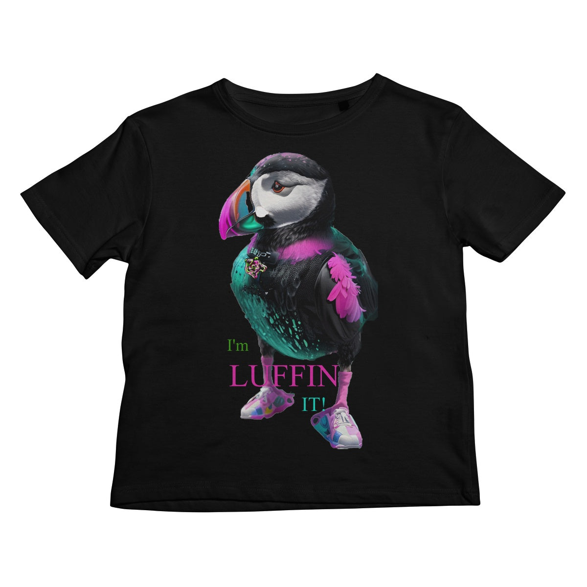 Lit Puffin: I'm Luffin IT Collection Kids T-Shirt