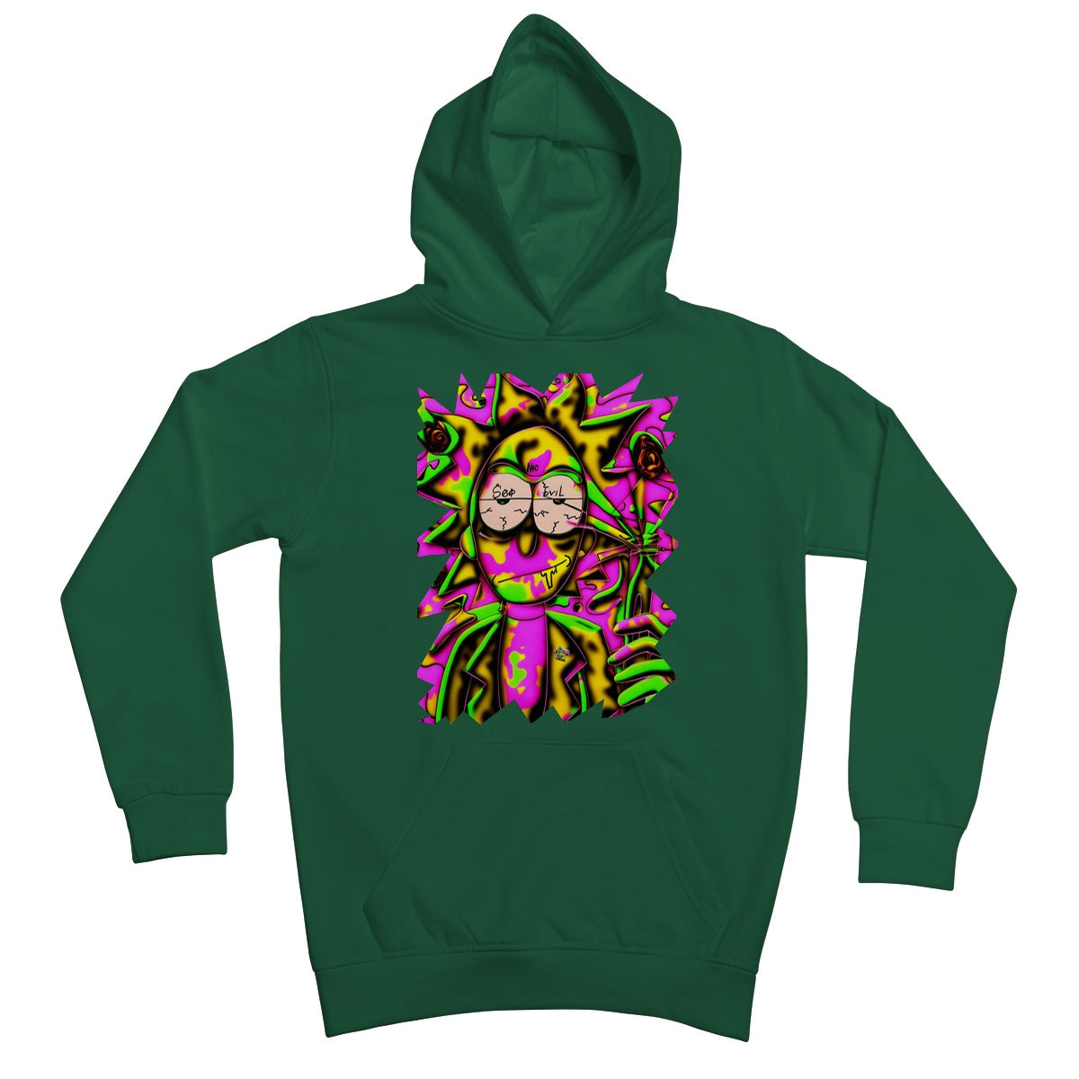 Lit Rick Sanchez See No Evil Collection  Kids Hoodie