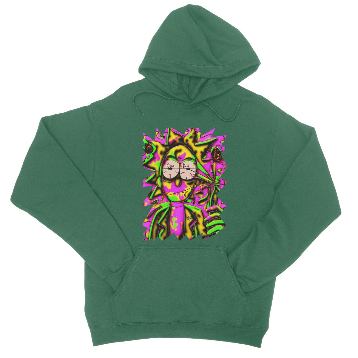 Lit Rick Sanchez See No Evil Collection  College Hoodie