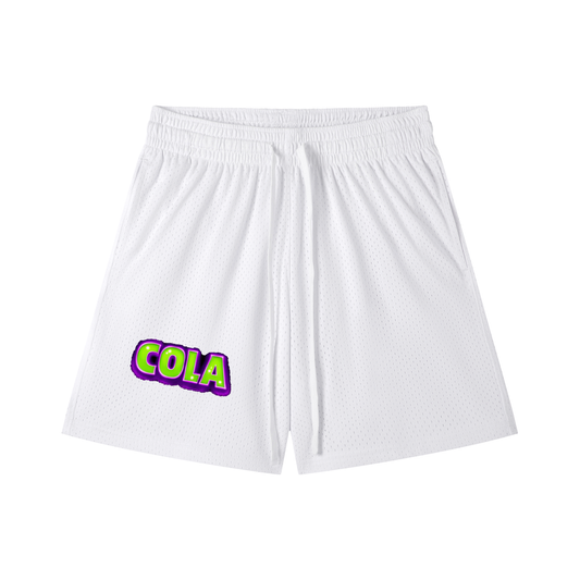 LIT Cola Mesh Shorts x White & Green
