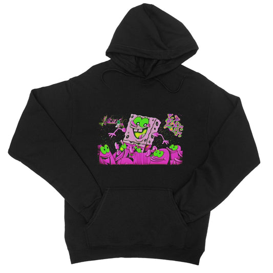 Lit_Spongebob_Win_Win College Hoodie