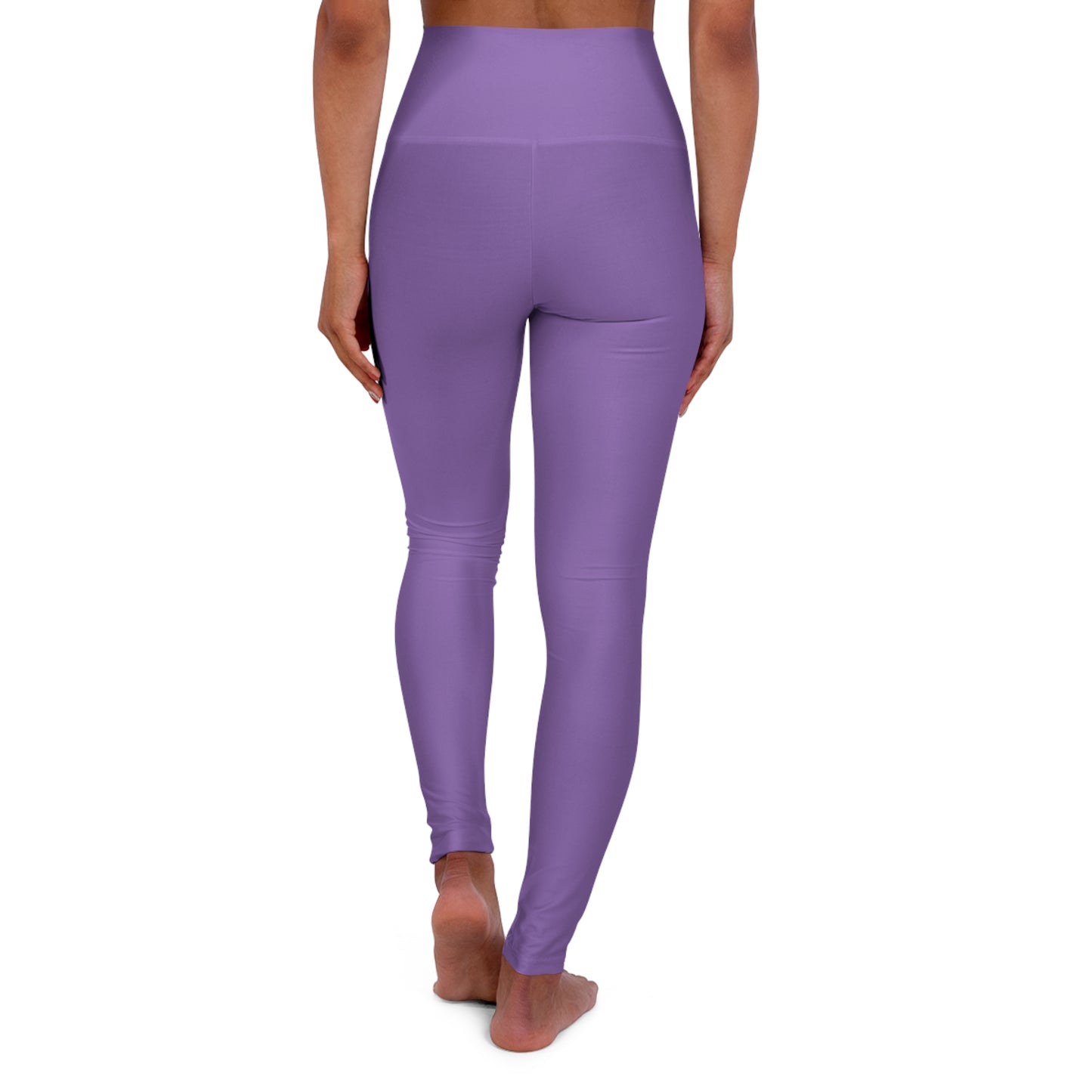 Lit Girl "Purple Queen" High Waisted Yoga Leggings (Purple)