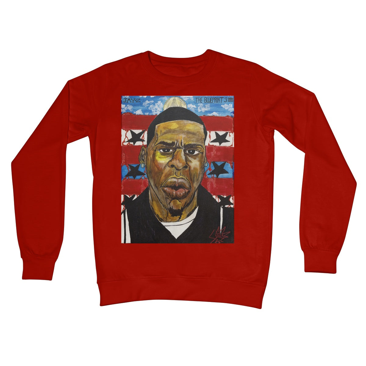 50 Years of Hip Hop Jay-Z - The Babylon Blueprint Crew Neck Sweatshirt