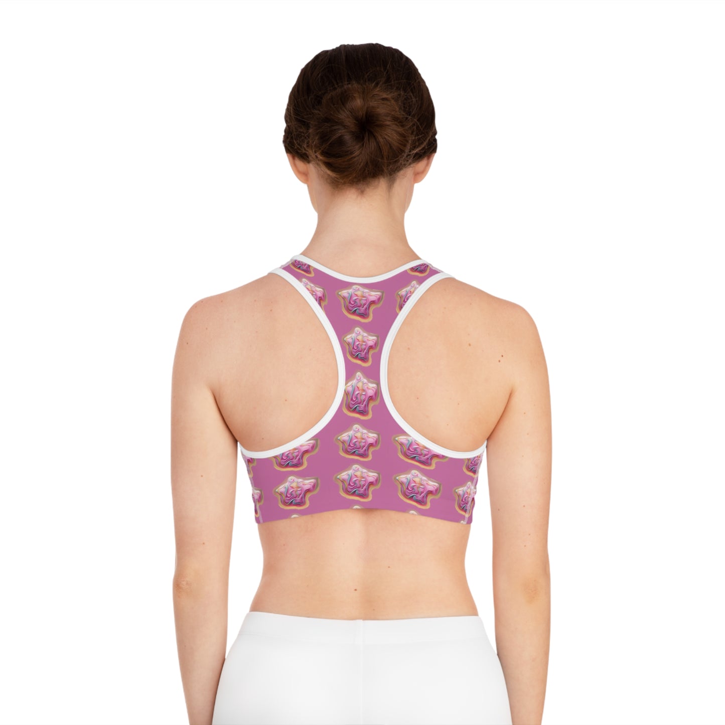 Lit Girl "Ice Cream" Sports Bra (Pink)