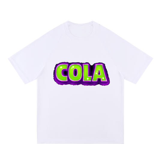 LIT COLA Raglan Mesh Tee x White
