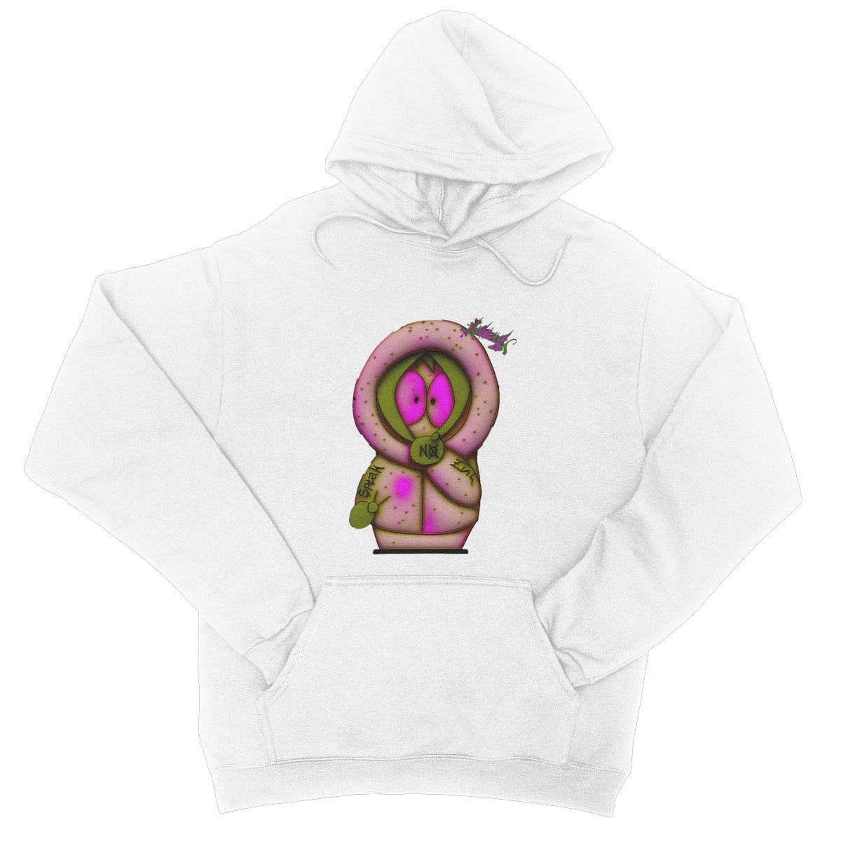 Lit Kenny Speak No Evil Collection College Hoodie