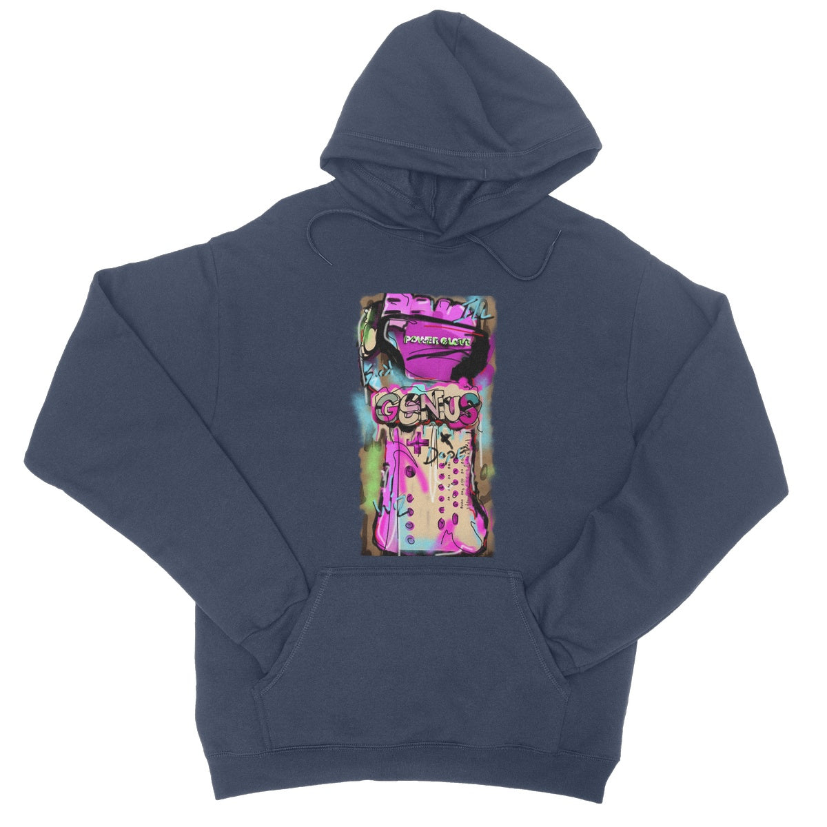 Lit Design Collection: Been a Genius Since Nintendo  College Hoodie