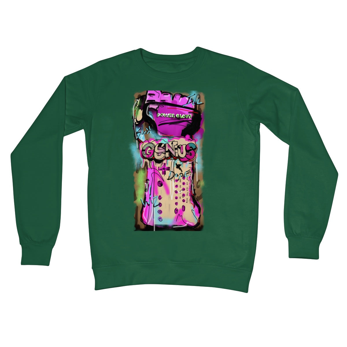 Lit Design Collection: Been a Genius Since Nintendo  Crew Neck Sweatshirt