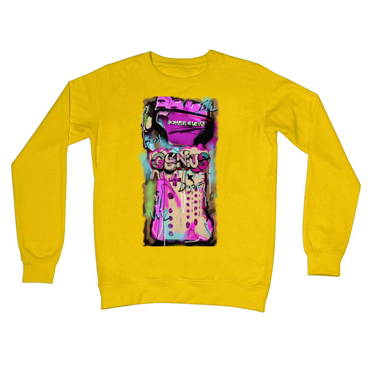 Lit Design Collection: Been a Genius Since Nintendo  Crew Neck Sweatshirt