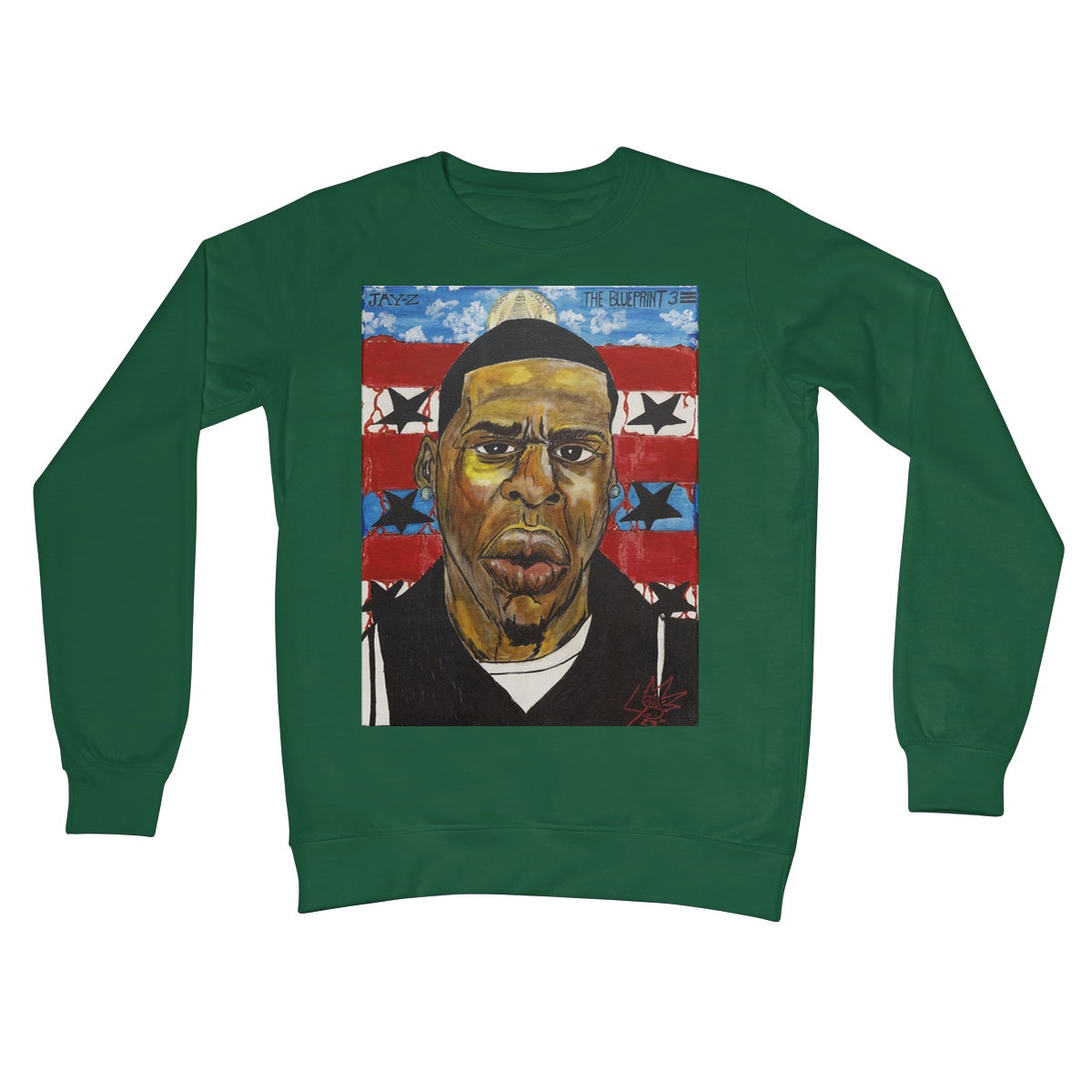 50 Years of Hip Hop Jay-Z - The Babylon Blueprint Crew Neck Sweatshirt