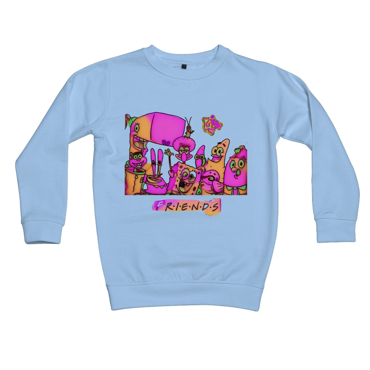 Lit SpongeBob n Friends Collection Kids Sweatshirt