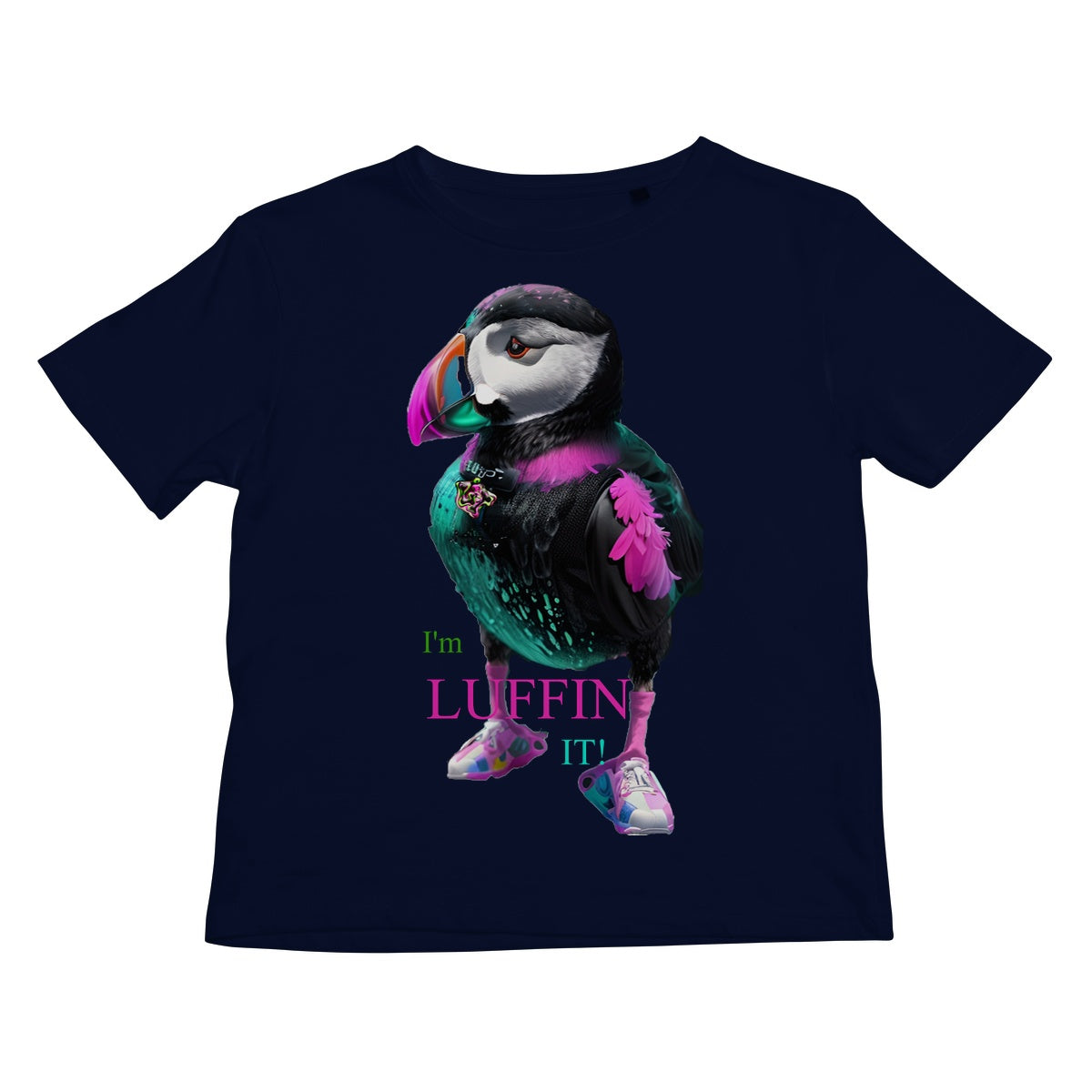 Lit Puffin: I'm Luffin IT Collection Kids T-Shirt