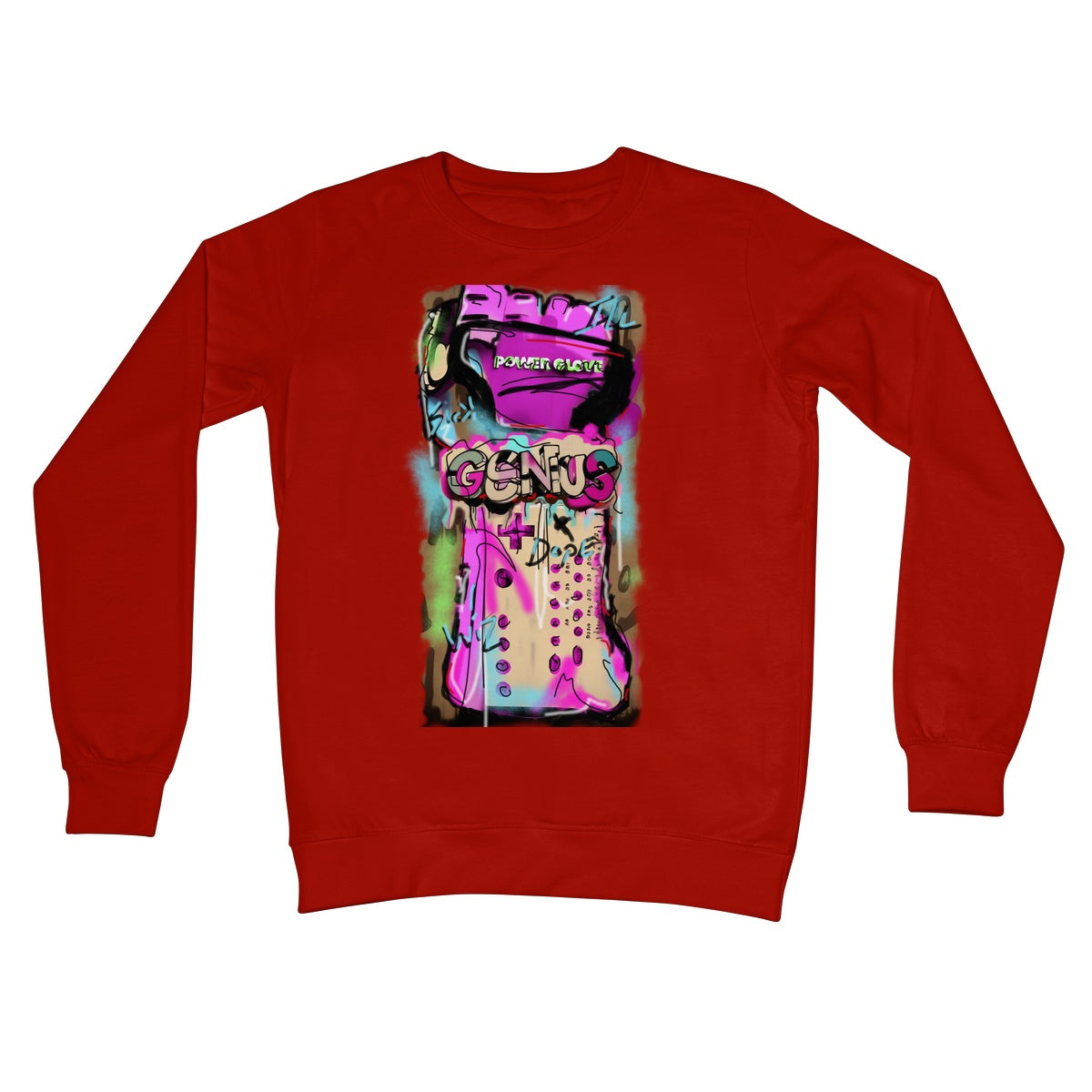 Lit Design Collection: Been a Genius Since Nintendo  Crew Neck Sweatshirt