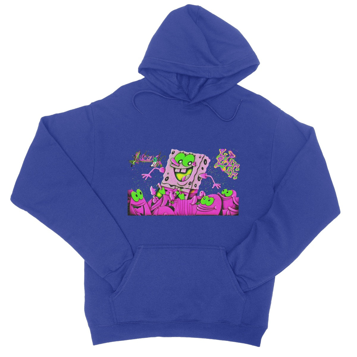 Lit_Spongebob_Win_Win College Hoodie