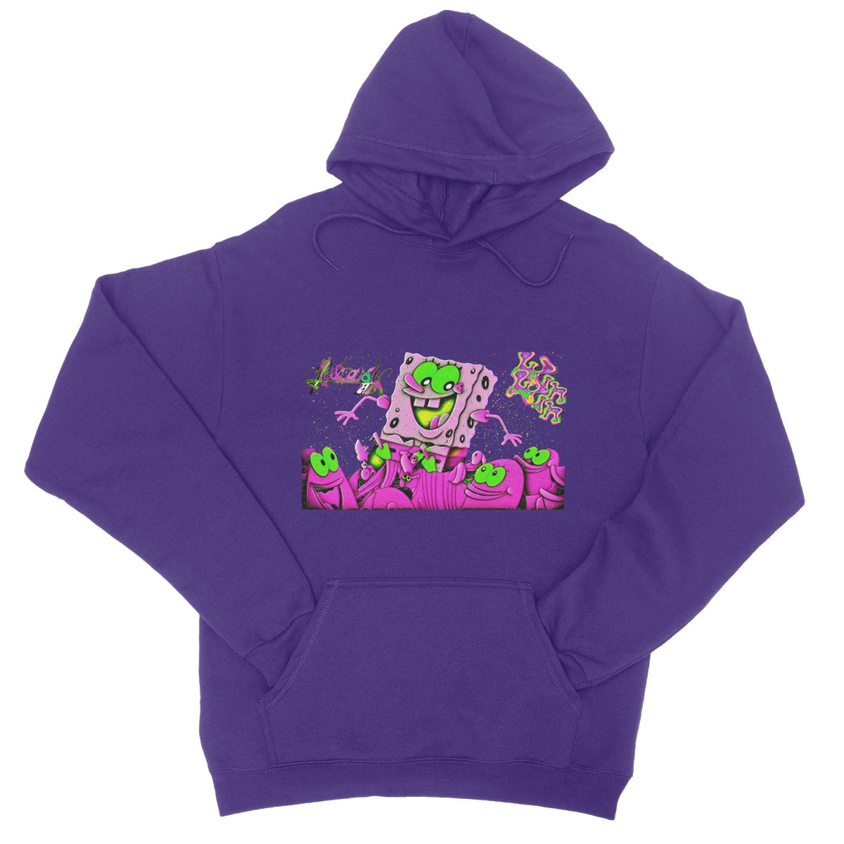 Lit_Spongebob_Win_Win College Hoodie