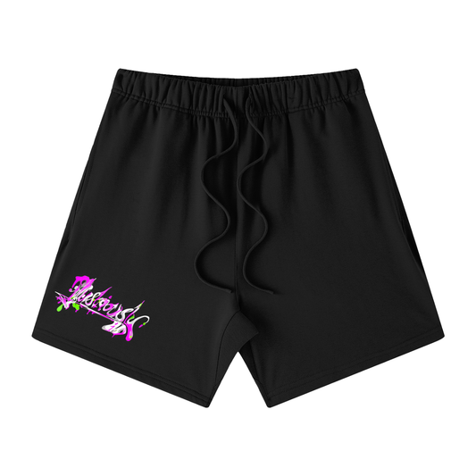 LIT Graff Cotton Shorts