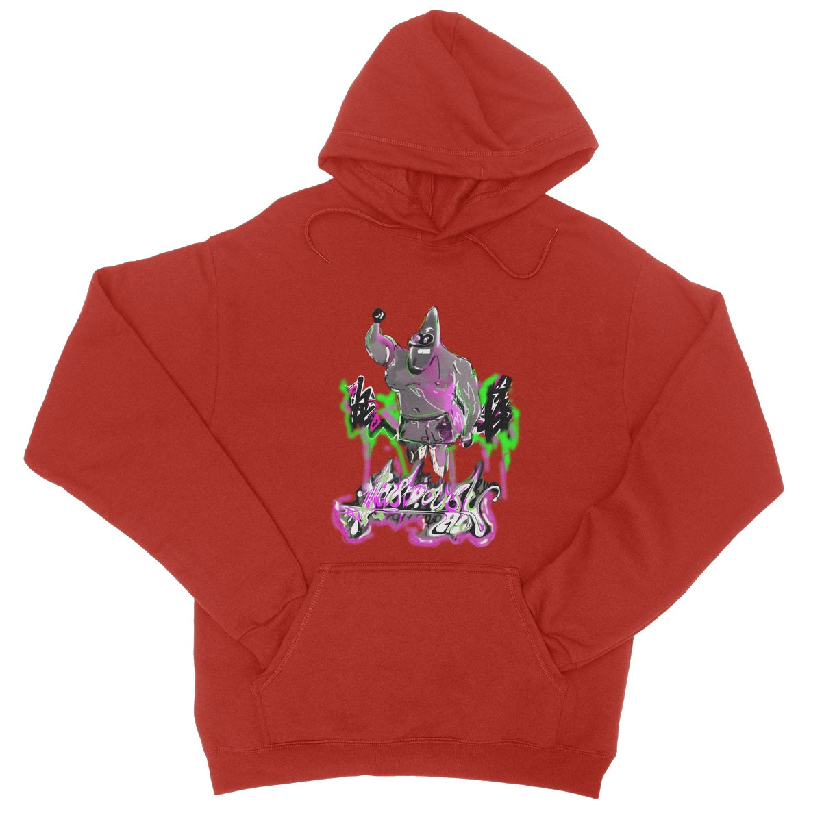 Lit Patrick 4D People  College Hoodie