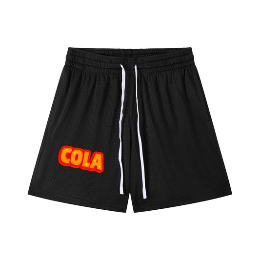 LIT Cola Mesh Shorts x BLK & Orange