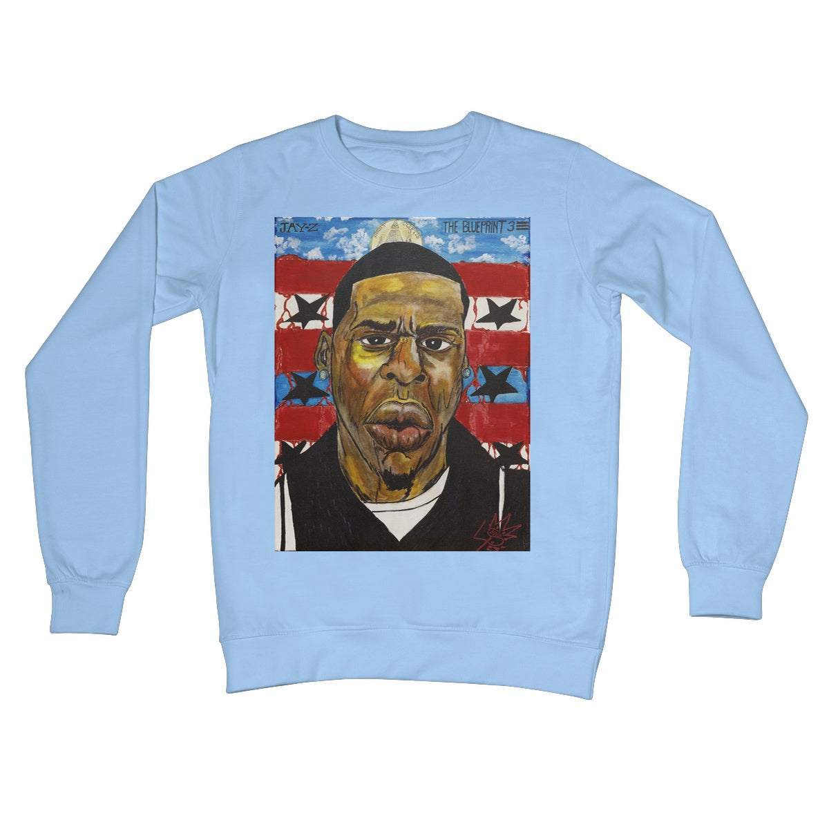 50 Years of Hip Hop Jay-Z - The Babylon Blueprint Crew Neck Sweatshirt