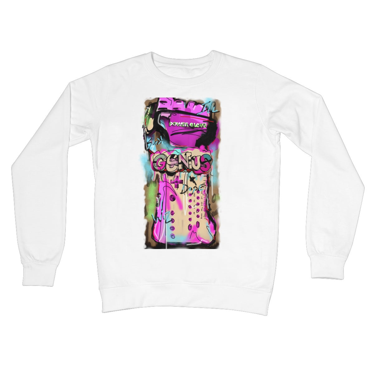 Lit Design Collection: Been a Genius Since Nintendo  Crew Neck Sweatshirt