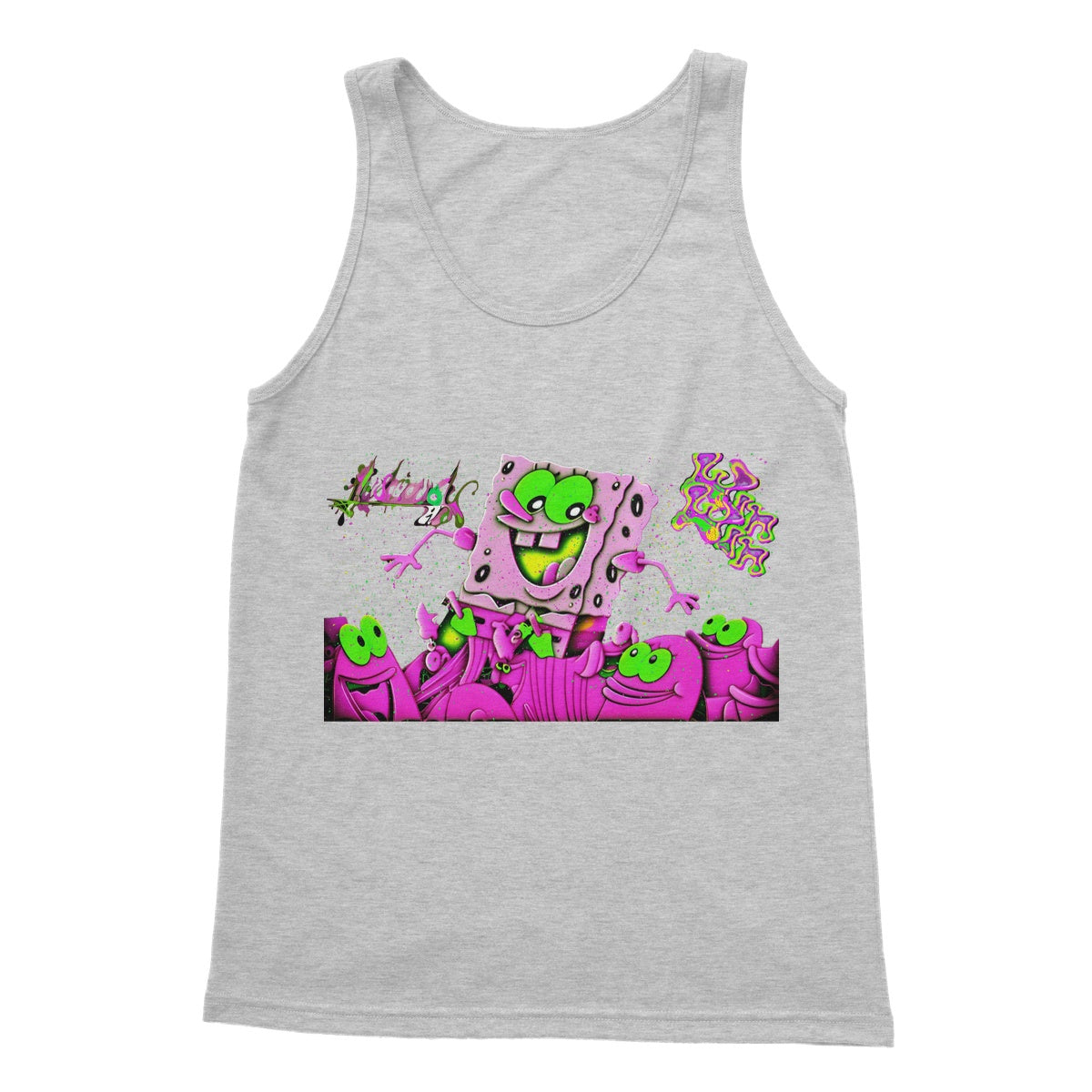 Lit_Spongebob_Win_Win Softstyle Tank Top