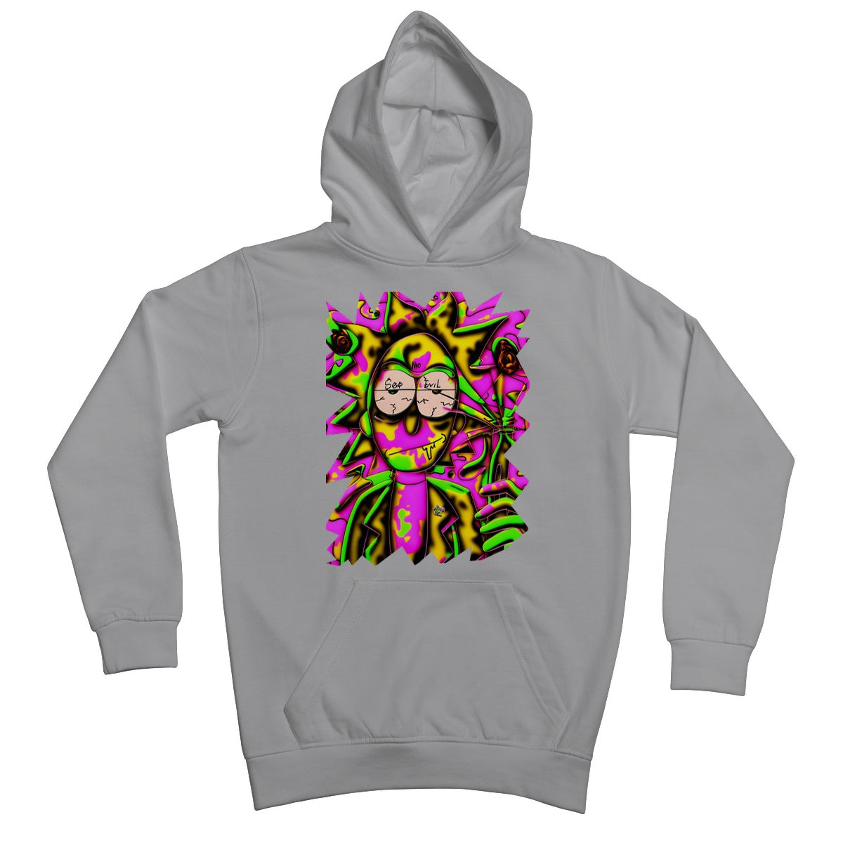 Lit Rick Sanchez See No Evil Collection  Kids Hoodie