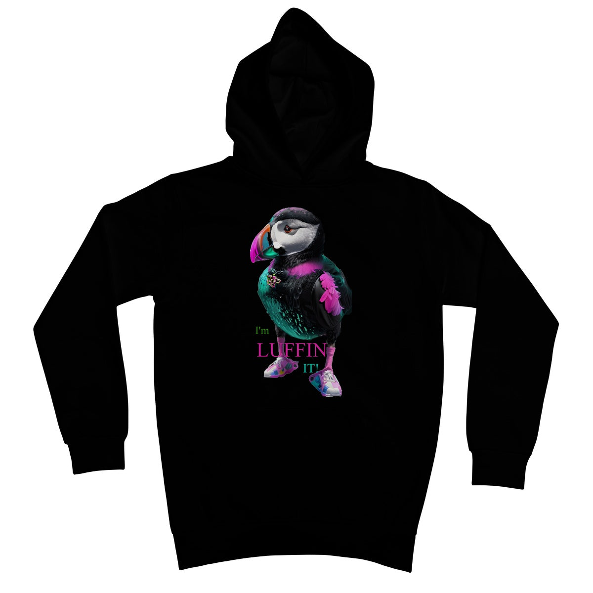 Lit Puffin: I'm Luffin IT Collection Kids Hoodie