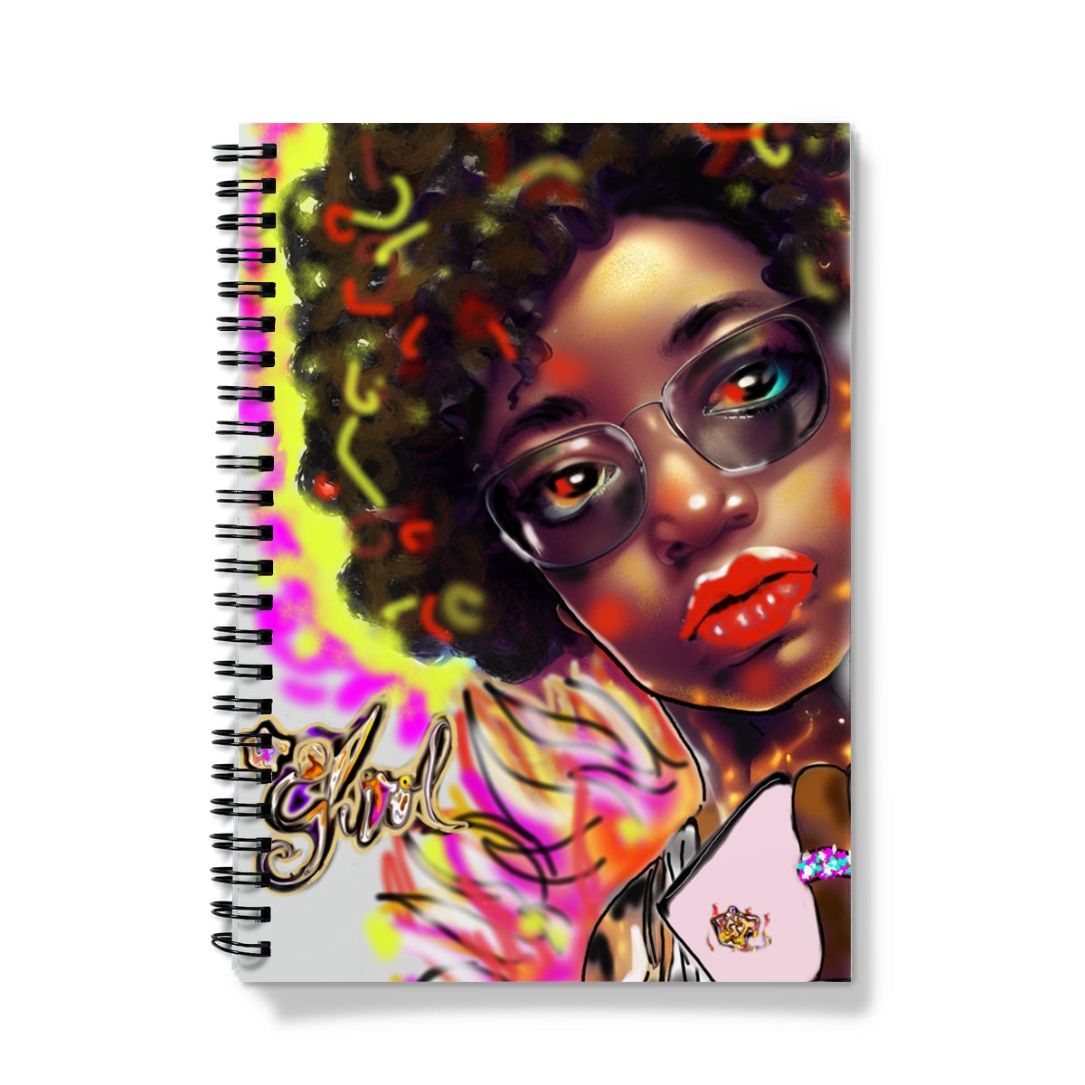 Lit Girl Collection: Girl on Fire Notebook