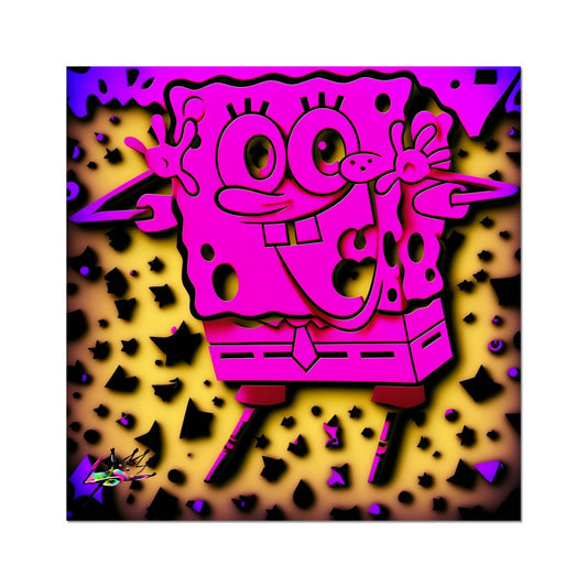 Lit Happy SpongeBob Collection Fine Art Print