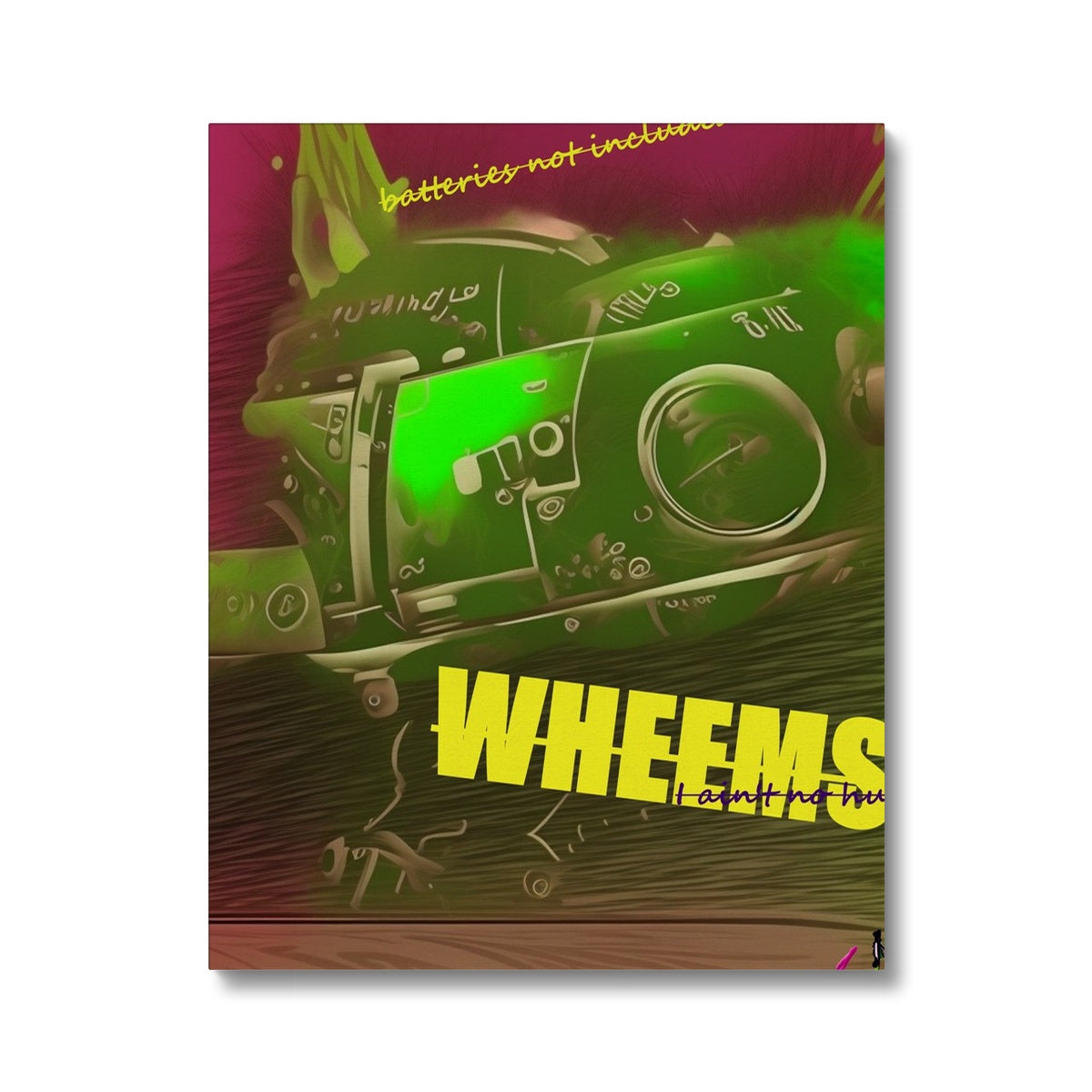 Lit Abstract Wheems Collection Canvas