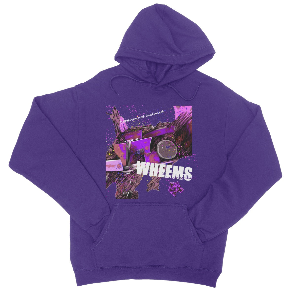 Lit Abstract Wheems Collection College Hoodie