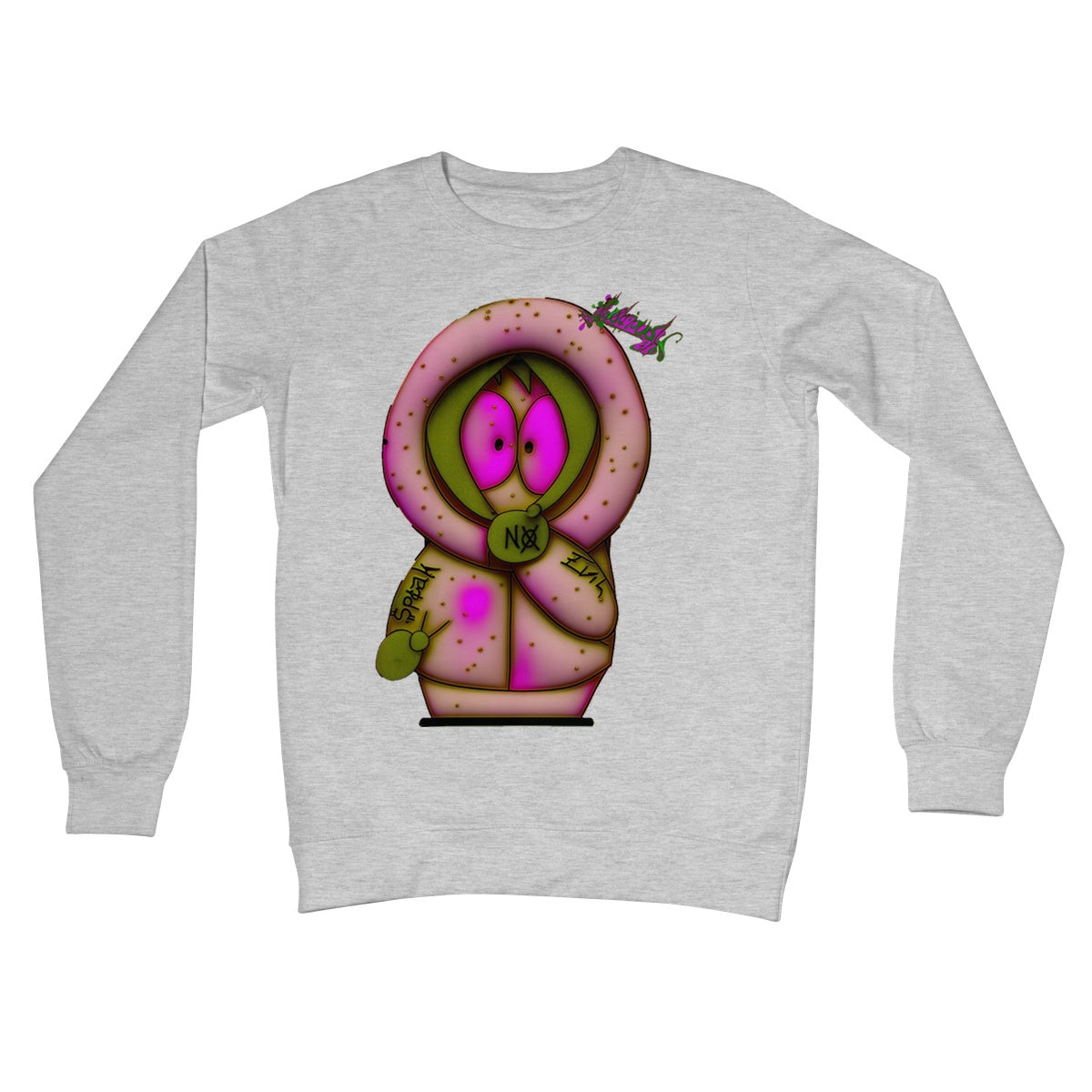 Lit Kenny Speak No Evil Collection Crew Neck Sweatshirt