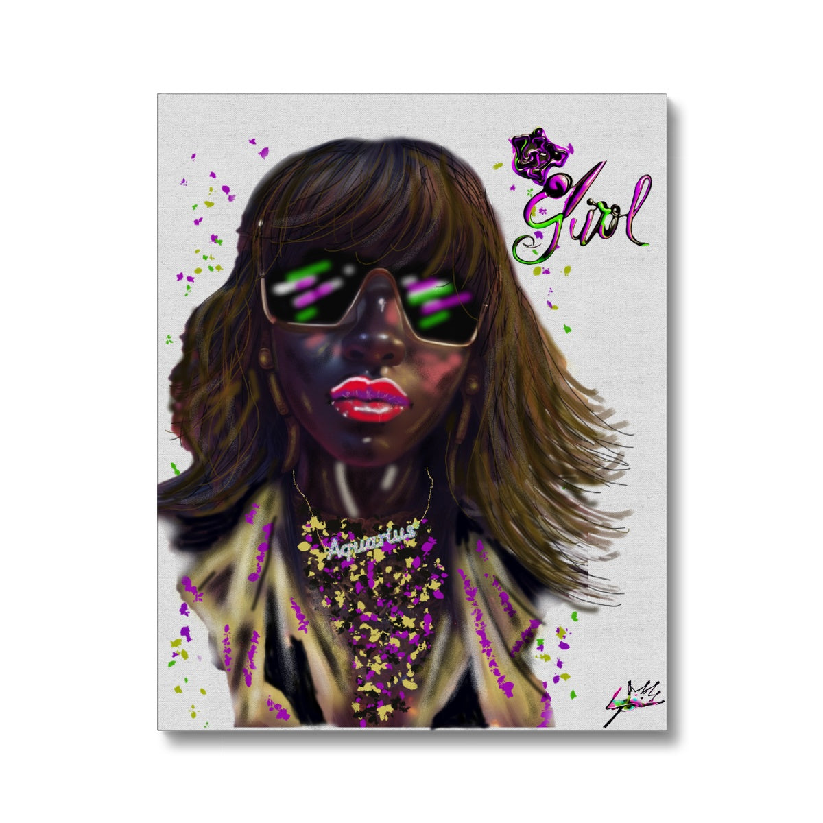 Lit Girl Collection: IT Girl Canvas