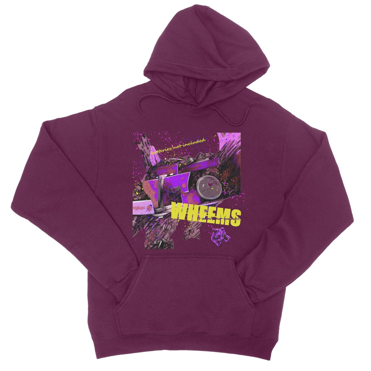Lit Abstract Wheems Collection College Hoodie