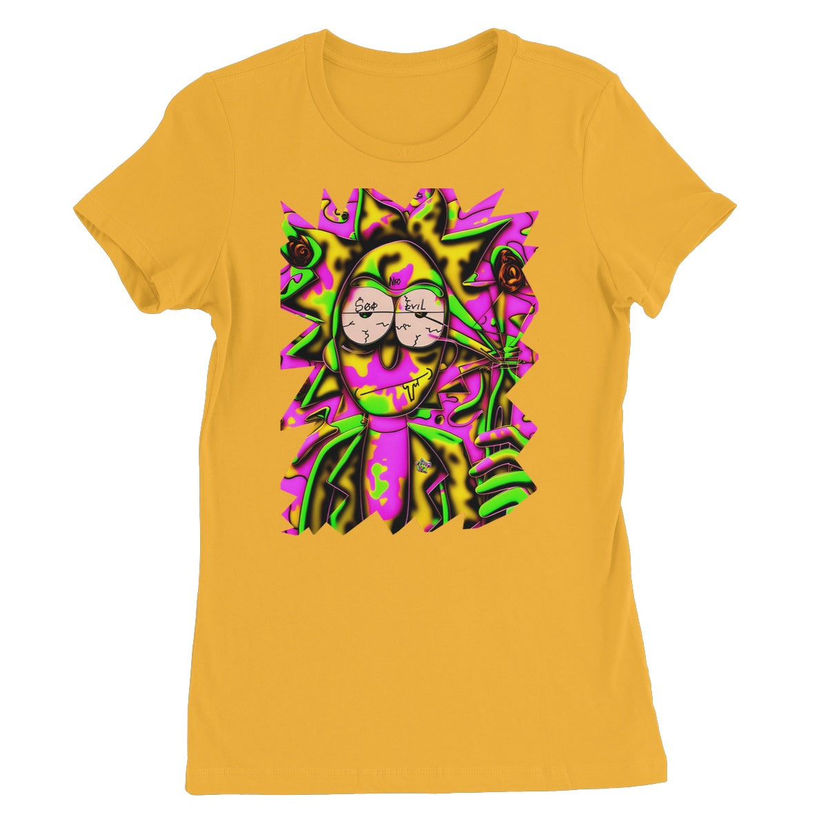 Lit Rick Sanchez See No Evil Collection  Women's Favourite T-Shirt