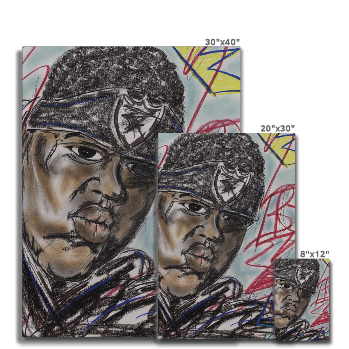 50 Year Hip Hop Collection Biggie Canvas