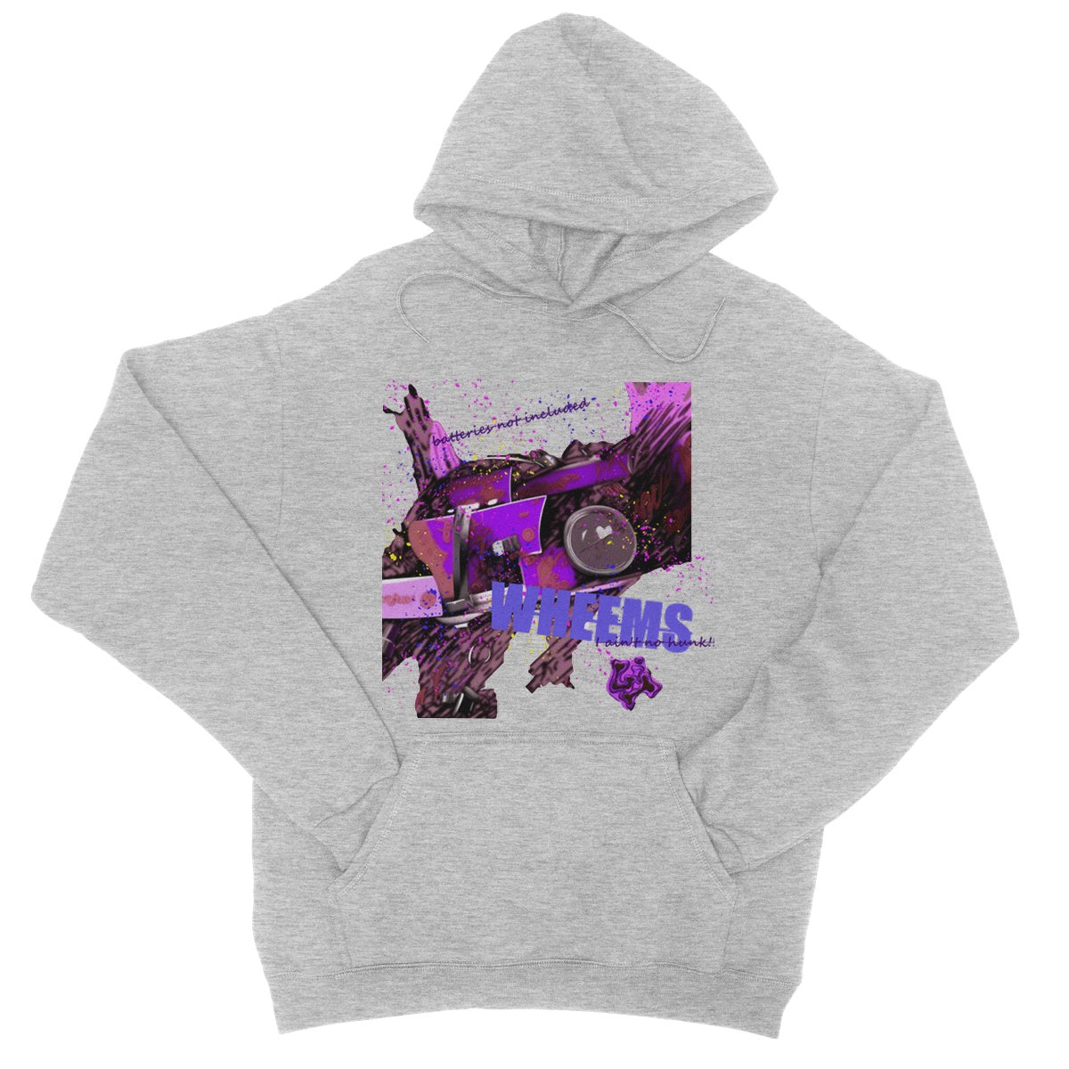 Lit Abstract Wheems Collection College Hoodie