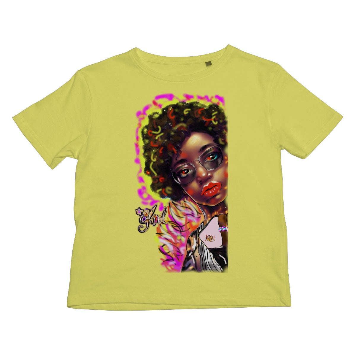 Lit Girl Collection: Girl on Fire Kids T-Shirt