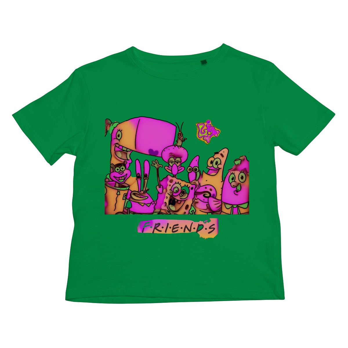 Lit SpongeBob n Friends Collection Kids T-Shirt