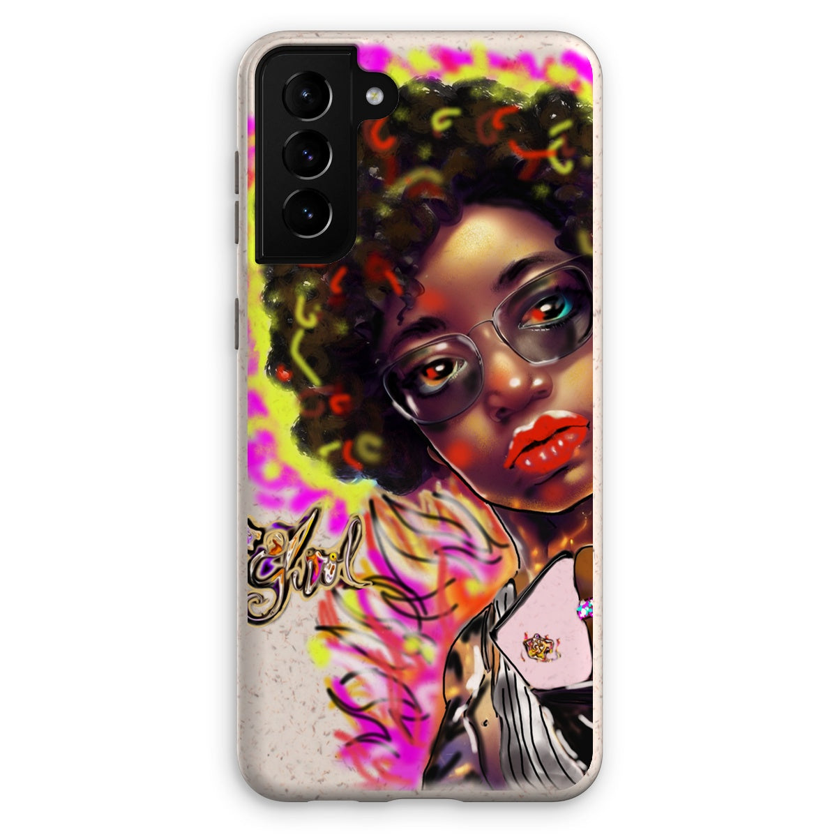 Lit Girl Collection: Girl on Fire Eco Phone Case