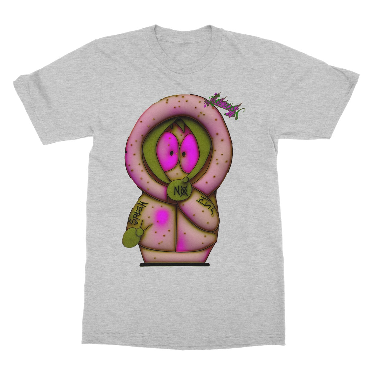 Lit Kenny Speak No Evil Collection Softstyle T-Shirt