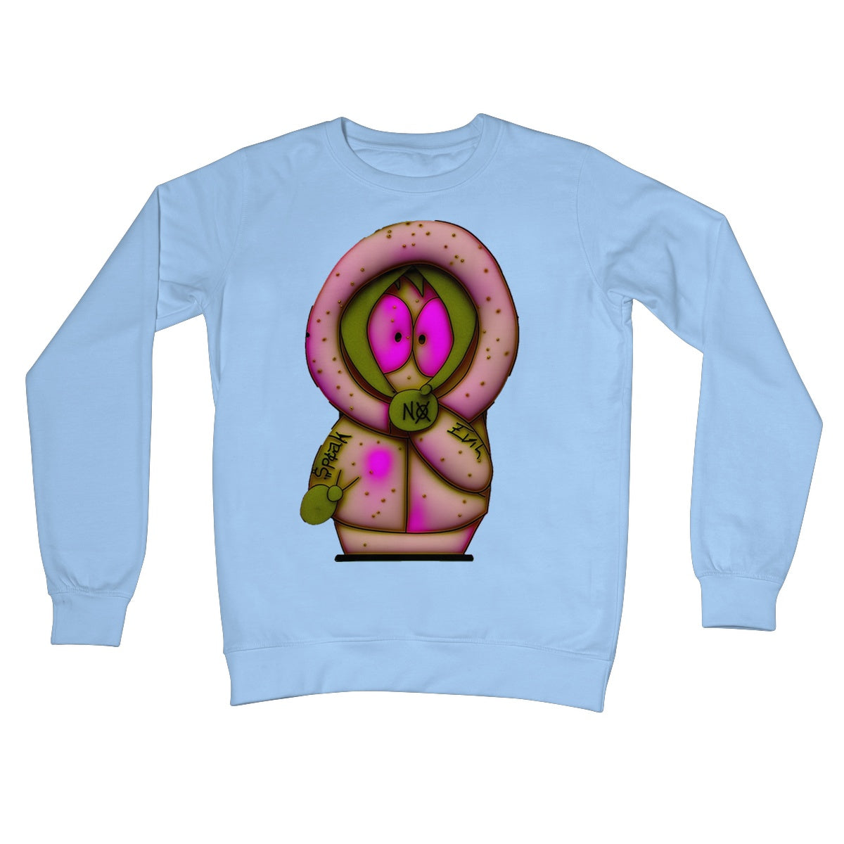 Lit Kenny Speak No Evil Collection Crew Neck Sweatshirt