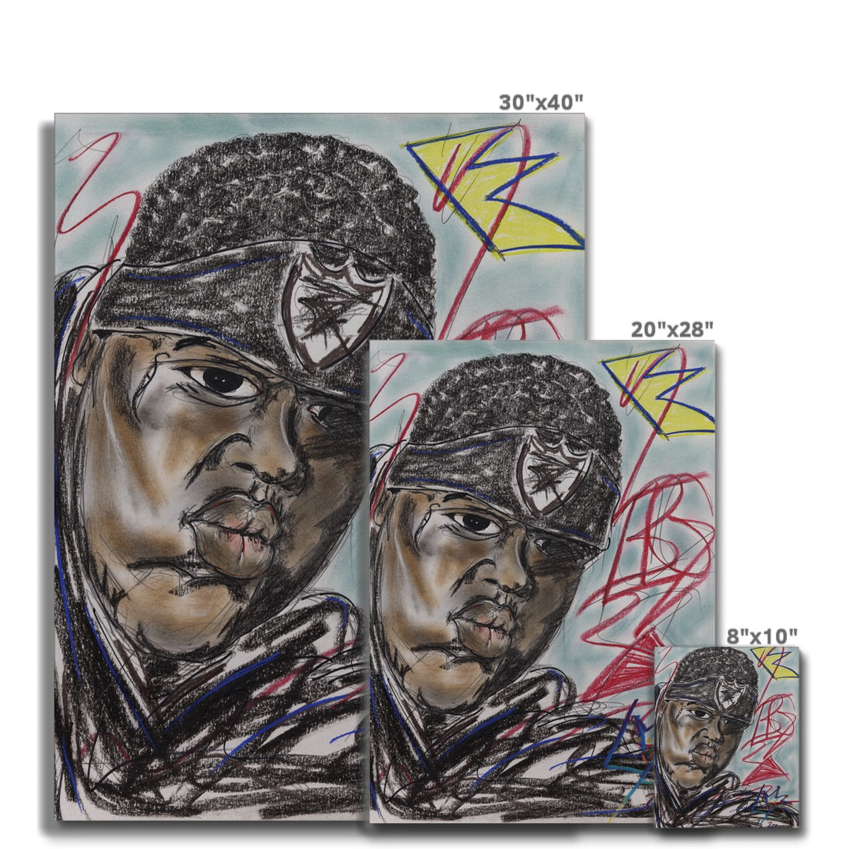 50 Year Hip Hop Collection Biggie Canvas