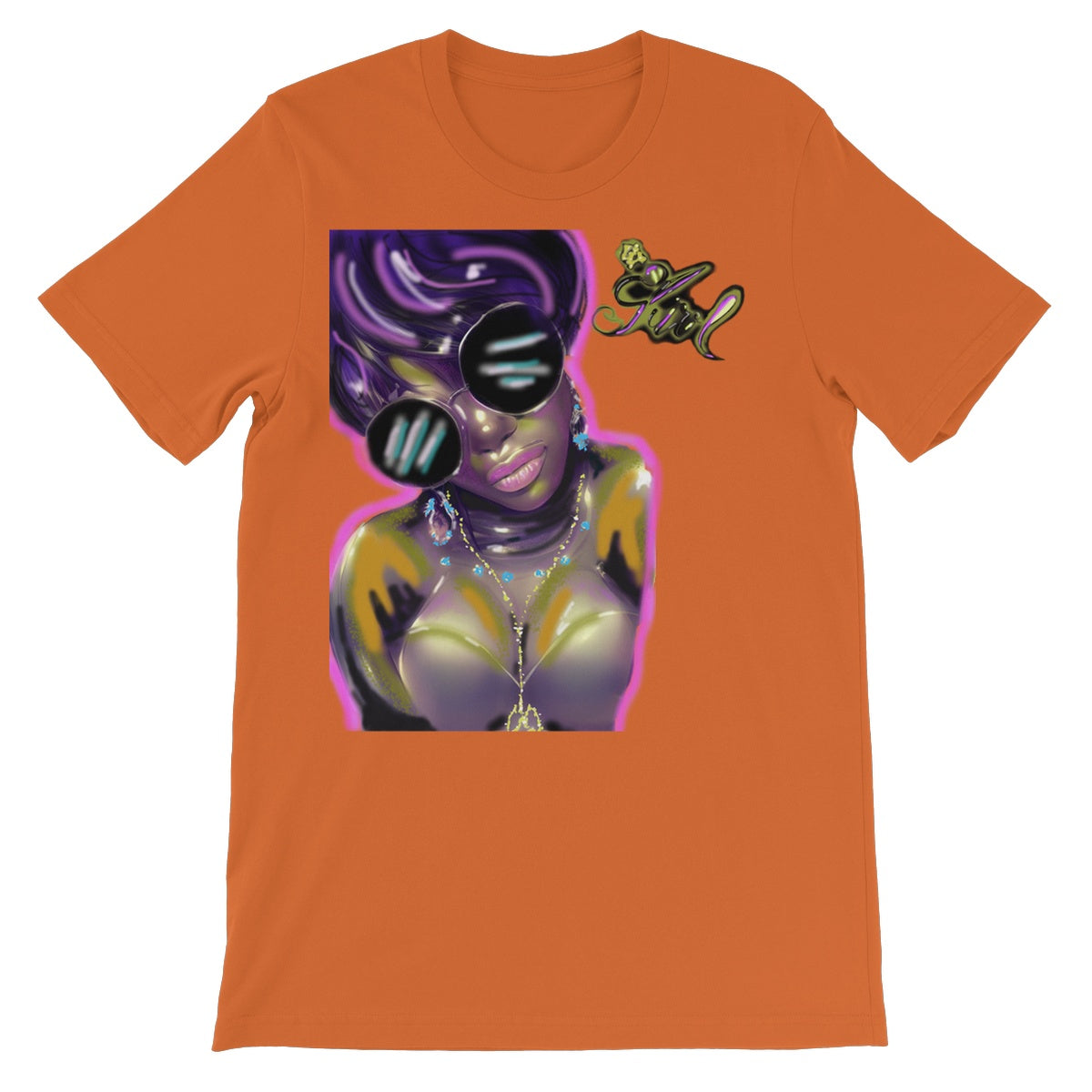 Lit Girl Collection: Purple Queen Unisex Short Sleeve T-Shirt