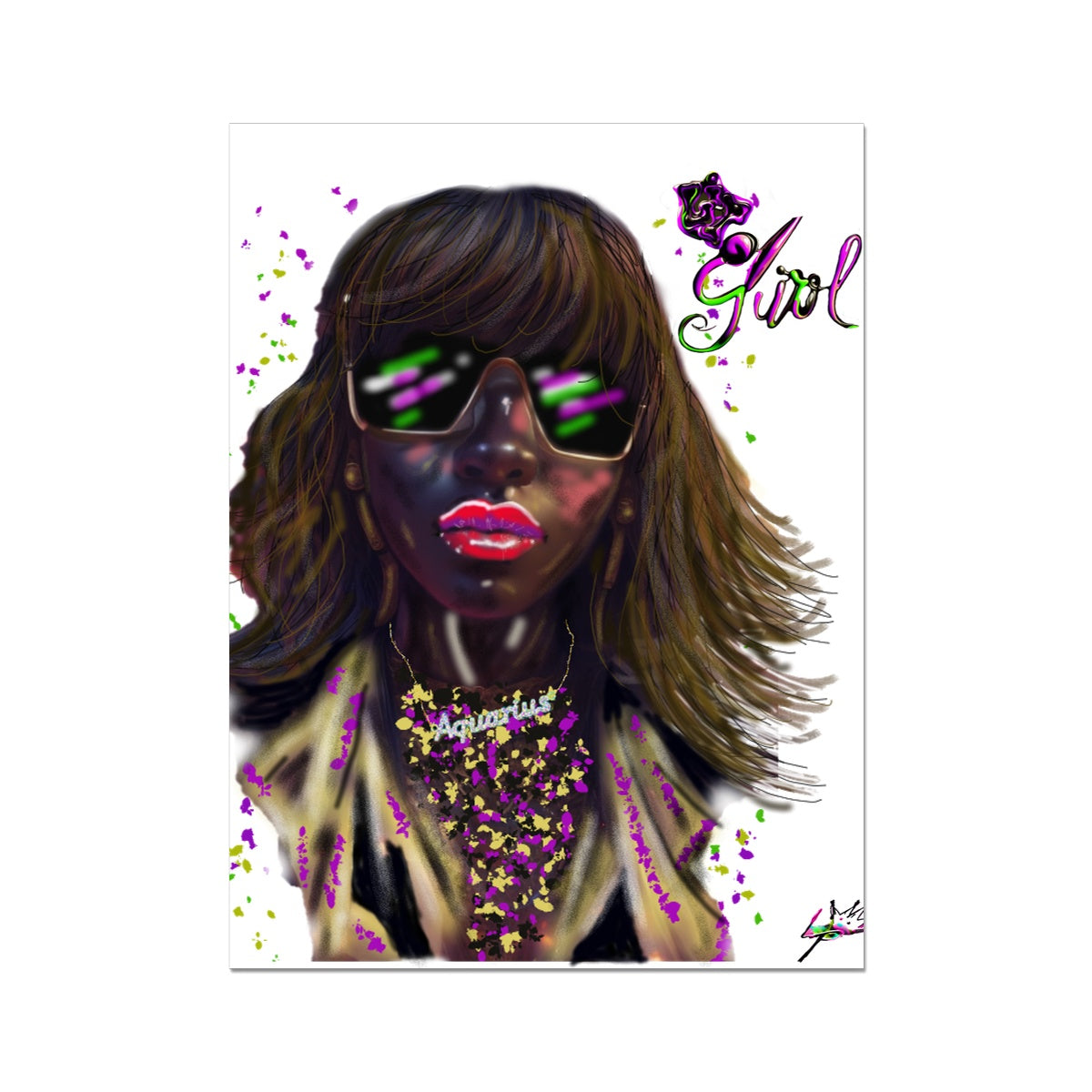 Lit Girl Collection: IT Girl Wall Art Poster