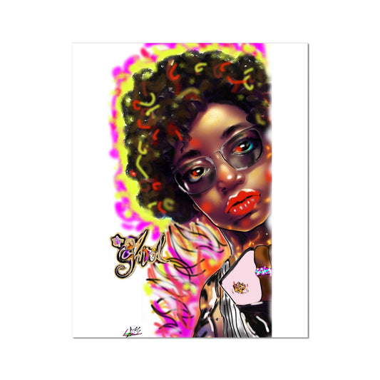 Lit Girl Collection: Girl on Fire C-Type Print